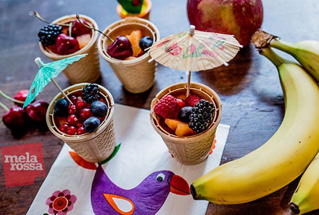 La merenda per i bambini 5 idee con la frutta