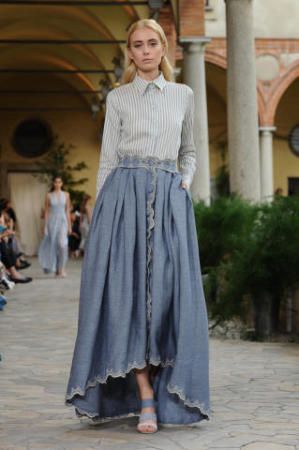 Milano Moda Donna per Luisa Beccaria cè anche la Cucinotta