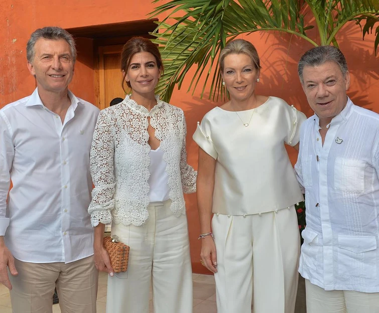 La regina di Spagna Letizia Ortiz e la first lady Argentina Juliana Awada si incontrano e incantano Palazzo Reale