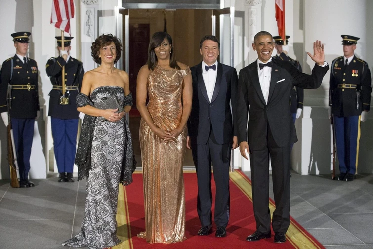 Cena scintillante alla Casa Bianca in onore dellItalia