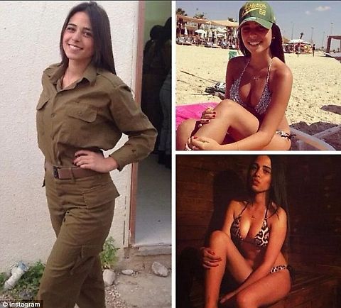 Le soldatesse israeliane tolgono la divisa e restano senza veli bombe sexy
