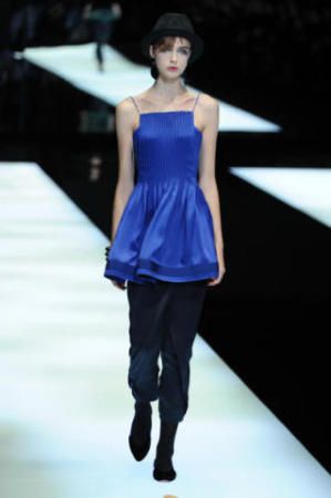 Milano Fashion Week la sfilata di Giorgio Armani