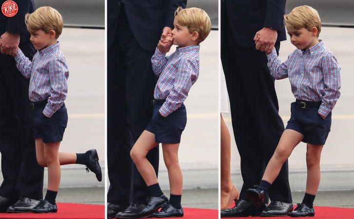 Kate ricicla ancora e mette le scarpe delle zio Harry alla piccola Charlotte