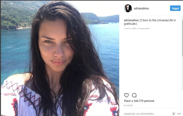 Adriana Lima e il suo nuovo amore illulimato