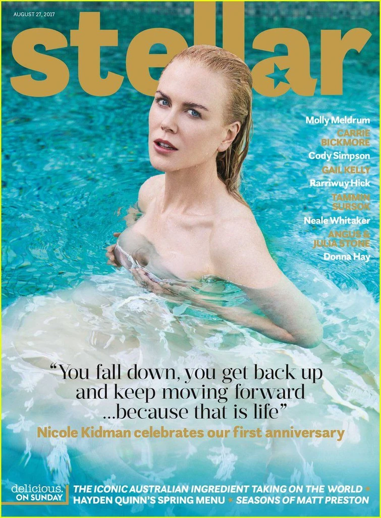 Nicole Kidman sexy sirena nonostante i 50 anni