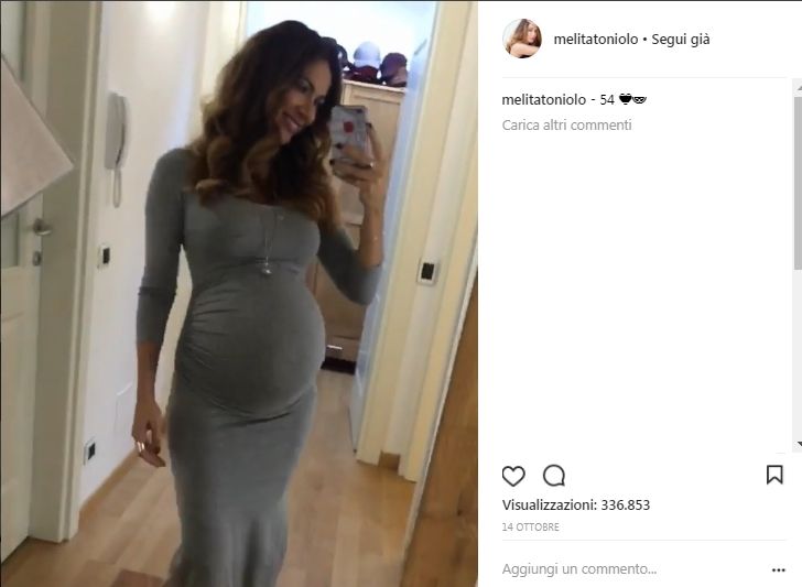 Melita Toniolo è diventata mamma finalmente è nato Daniel