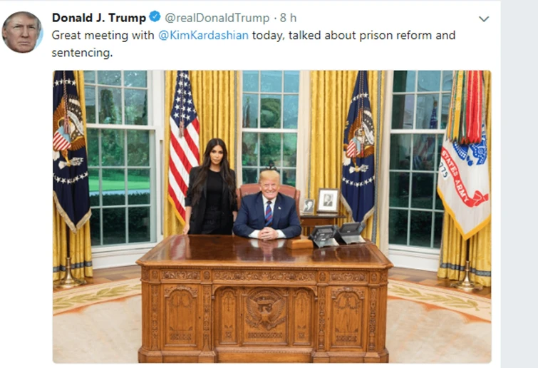 La strana coppia Trump invita Kim Kardashian alla Casa Bianca