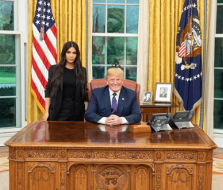La strana coppia Trump invita Kim Kardashian alla Casa Bianca