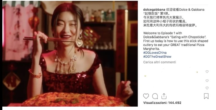 Dolce  Gabbana accusati di razzismo vengono banditi dallecommerce cinese