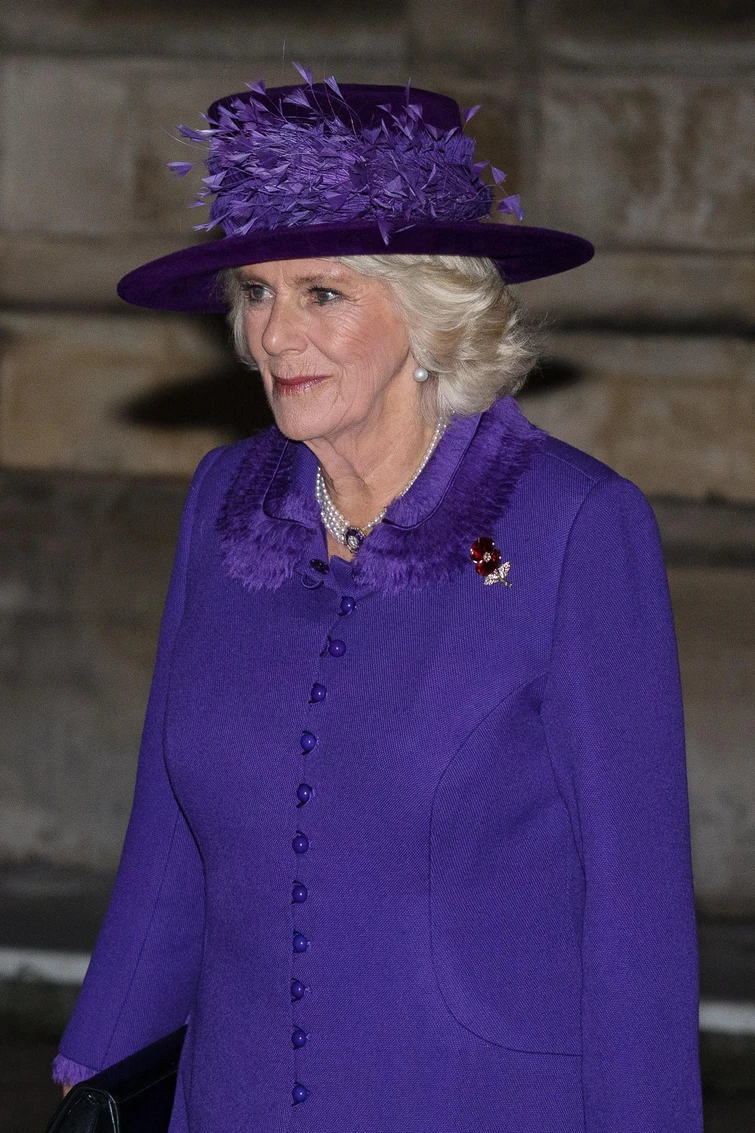 Camilla incoronata con corona riciclata