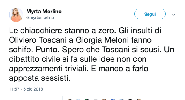 Oliviero Toscani e le offese sessiste a Giorgia Meloni La replica e la solidarietà trasversale