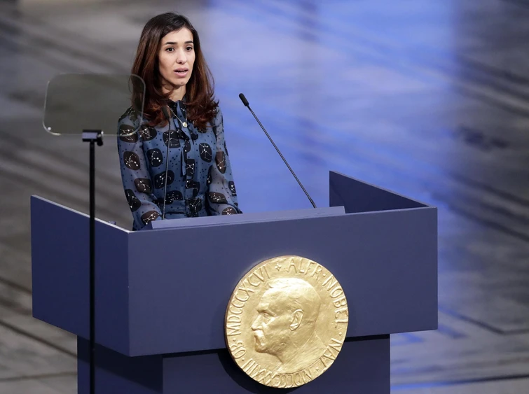 Nadia Murad da schiava sessuale dellIsis a premio Nobel per la Pace