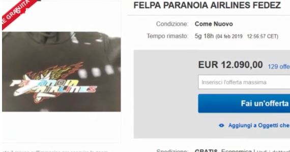 Le felpe di Fedez a 12 mila euro su Ebay il rapper Non compratele