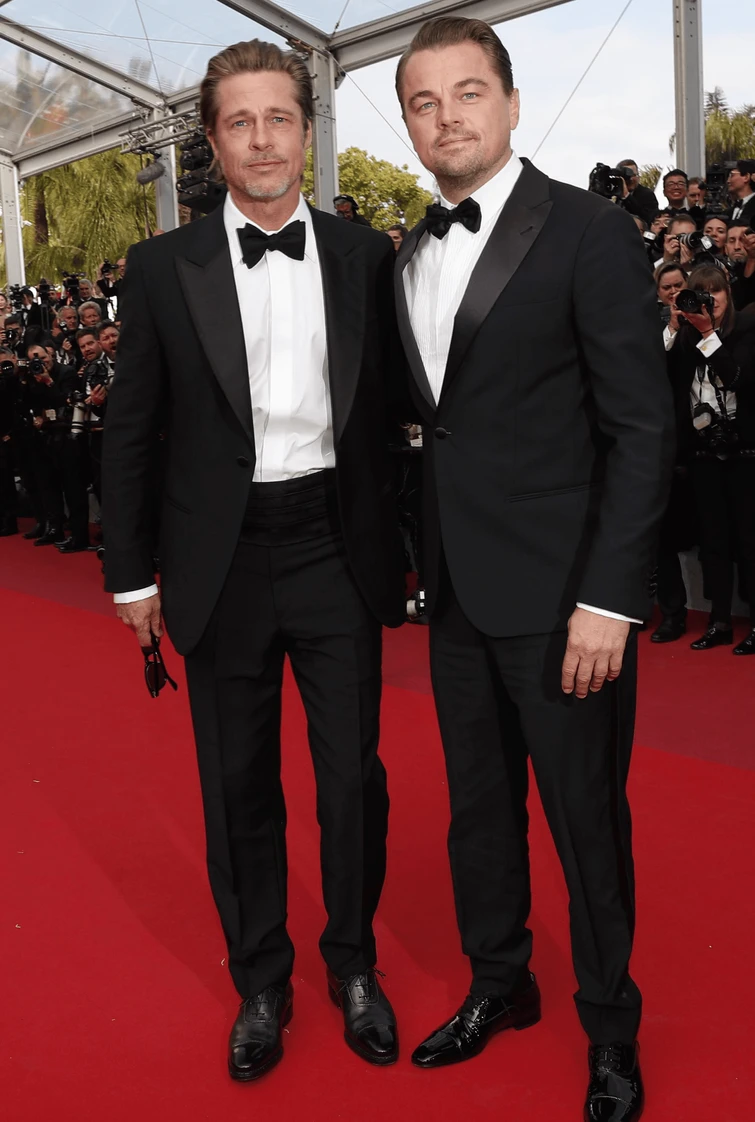 Chi è più bello Brad o Leo A Cannes tutte pazze di Pitt e DiCaprio