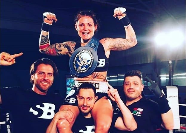 Silvia Sbim Boom Bortot la guerriera del ring