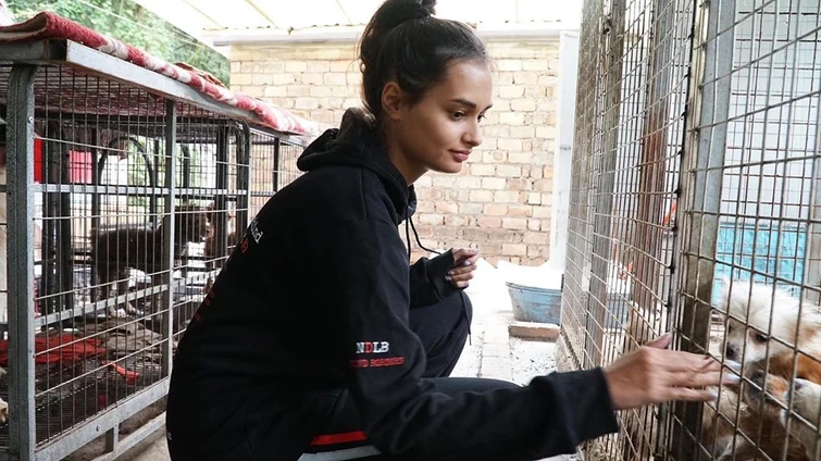 Gizele Oliveira langelo in missione per salvare i cani dal mattatoio