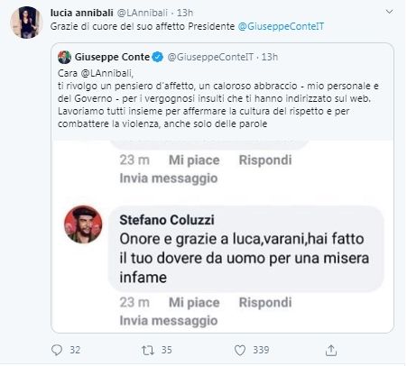 Insulti social contro Annibali Lei Non mi lascerò intimidire