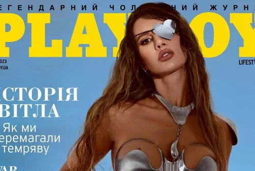 Ecco chi è la modella ucraina sopravvissuta a un raid che posa per la copertina di Playboy