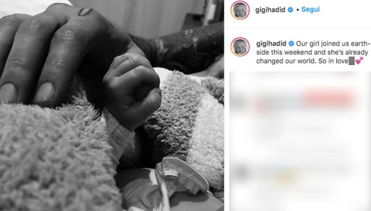 Gigi Hadid mamma è nata una bimba lannuncio su Twitter