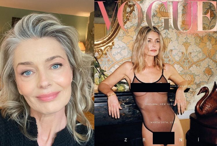 Paulina Porizkova insiste e posa seminuda su Vogue a 56 anni