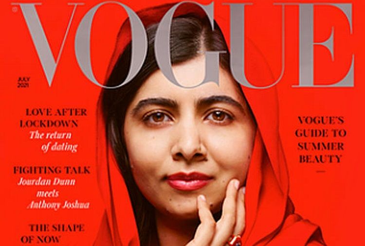 Il volto di Malala sfregiato dai talebani 10 anni fa oggi è sulla copertina di Vogue