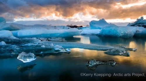 Arctic arts project il reportage del ghiaccio artico che si scioglie