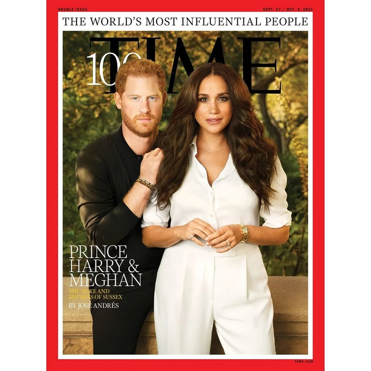 Harry e Meghan sulla cover del Time ma la rete li prende in giro