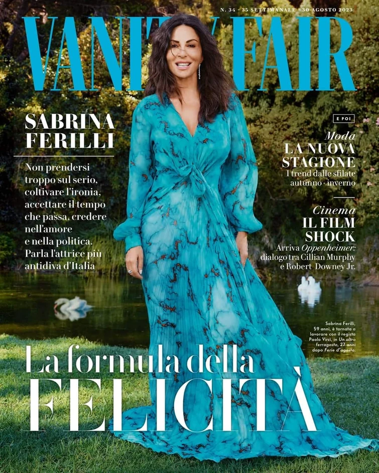 Sabrina Ferilli bufera per la sua intervista su Vanity Fair