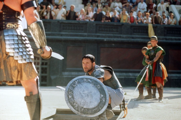 Russell Crowe e il Gladiatore