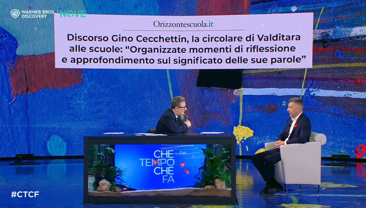 Gino Cecchettin ospite da Fazio e Giulia Cecchettin 