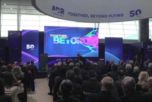 Aeroporti di Roma festeggia 50 anni e lancia il nuovo logo