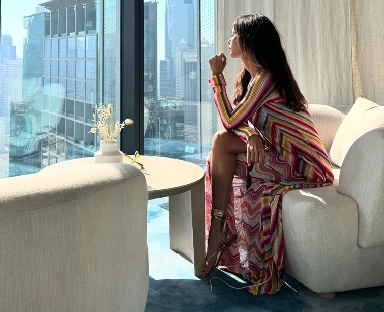 Belen Rodriguez e le vacanze da single a Dubai Ecco con chi è partita
