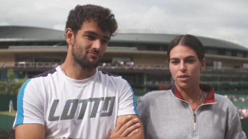 Tennis e amore lesilarante intervista doppia di Matteo Berrettini e Ajla Tomljanovic