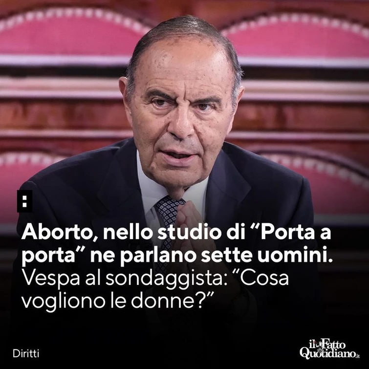 Bruno Vespa aborto