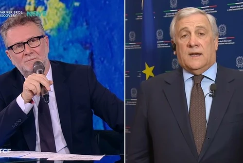  Tajani fa i complimenti a Fazio per la trasmissione e in tanti pensano a una frecciattina Per chi era