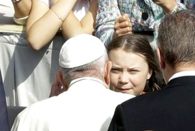 Greta Thunberg e Papa Francesco lalleanza che non ti aspetti La scelta della Caritas