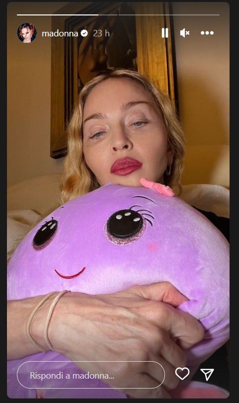 Madonna rediviva sui social ecco la sua prima foto dopo il ricovero