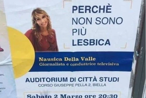 Perché non sono più lesbica cancellato levento della giornalista Nausica Della Valle