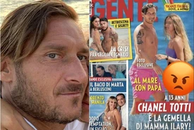 Chanel Totti in copertina a 13 anni Lo sfogo durissimo di Francesco e di Ilary Blasi La denuncia del Moige