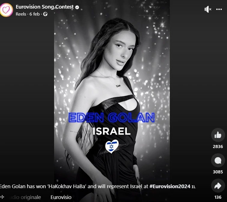 Eden Golan canta il massacro del 7 ottobre e imbarazza lEurovision Israele minaccia di ritirarsi e si chiama in causa Ghali