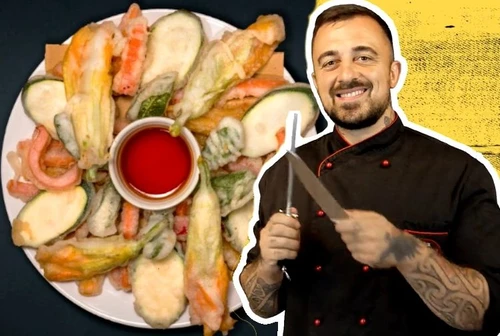 Le videoricette di Chef Rubio ecco come si prepara la Tempura di verdure Nella lingua dei segni