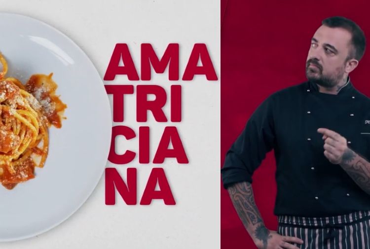 Segni di Gusto la video ricette in lingua dei segni italiana bucatini amatriciana