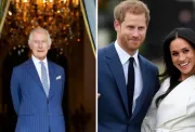 Carlo, Harry e Meghan (Ansa)