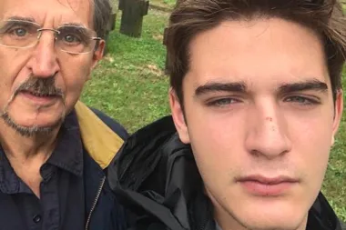 Il Presidente del Senato Ignazio La Russa con il figlio Leonardo 