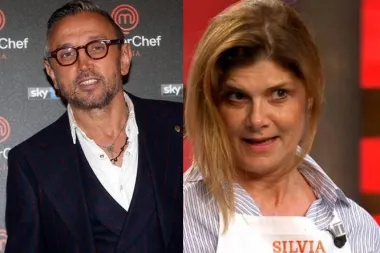 Bruno Barbieri e la concorrente Silvia Zummo a Masterchef12