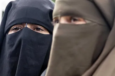 Donne con il niqab - Foto Ansa