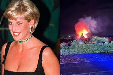 Lady Diana, distrutta la sua casa da un incendio doloso