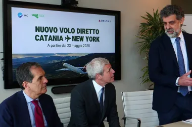 Conto alla rovescia per il volo Catania-New York di Delta