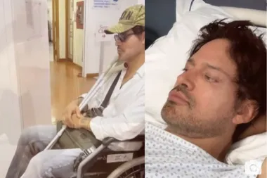 gabriel Garko in ospedale