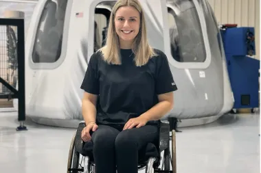 Michaela, futura astronauta (Instagram)